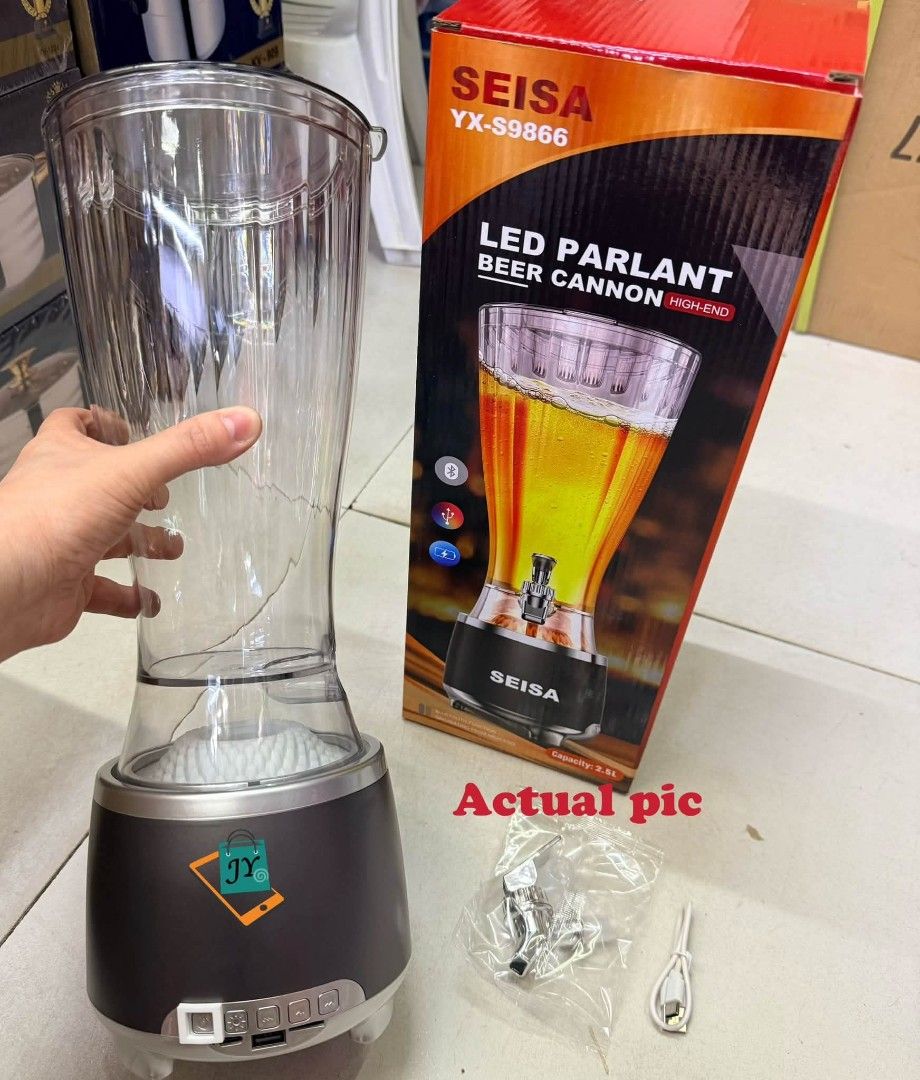 2.5L Beer Tower w Bluetooth Music (Category: Other Food & Drinks) located in Manila. Submitted by aratrgrs (Listing ID 1466013926, Image 2). Description: Same day delivery within metro manila Courier: Lalamove Mode of Payment: CASH ON DELIVERY GCASH BANK TRANSFER Pm for inquiries! Happy Shopping & God bless..