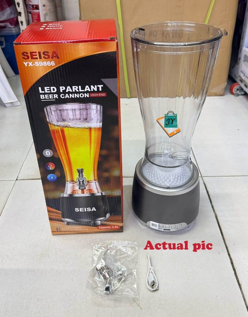 2.5L Beer Tower w Bluetooth Music (Category: Other Food & Drinks) located in Manila. Submitted by aratrgrs (Listing ID 1466013926, Image 1). Description: Same day delivery within metro manila Courier: Lalamove Mode of Payment: CASH ON DELIVERY GCASH BANK TRANSFER Pm for inquiries! Happy Shopping & God bless..
