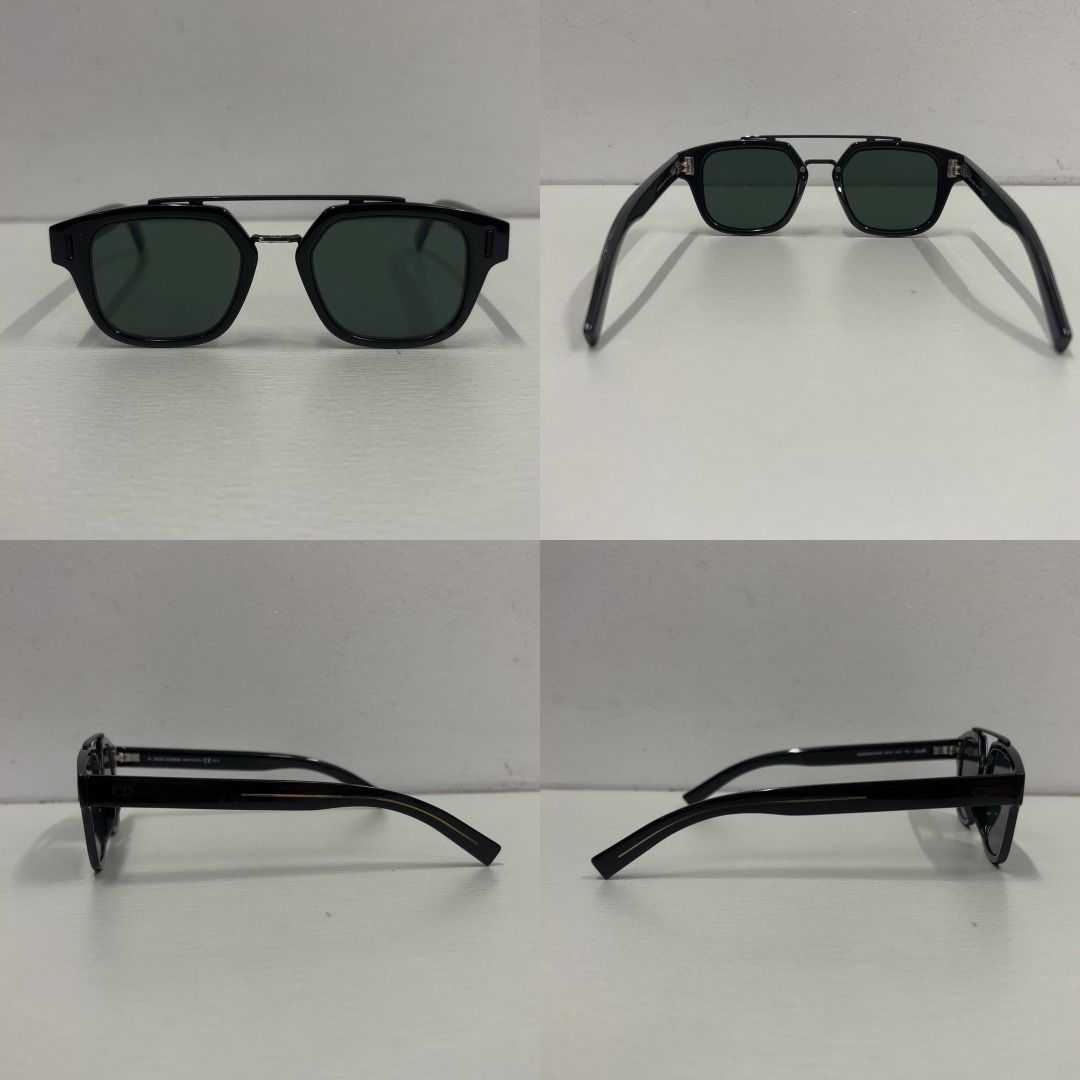 267009775 DIOR GLASSES / SUNGLASSES DIRFRACTION1 807O7 (Category: Sunglasses & Eyewear) located in Taguig. Submitted by ecoring.ph (Listing ID 1465974529, Image 2). Description: ◆CONDITION: B ◆DESCRIPTIONS: (Other defects/info:) The lens, frame, and temple of the sunglasses are scratched, stained, and dirty, and show signs of use. The screw of the temple is loose and shows signs of use. The temple of the sunglasses is uneven and shows signs of us