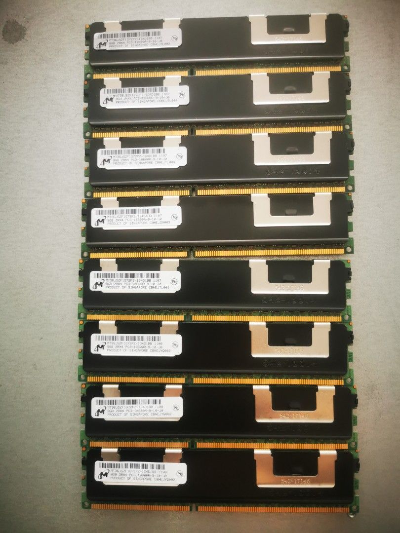 64gb DDR3 PC3-1333 ECC RDIMM (8x8gb), Computers & Tech, Parts ...