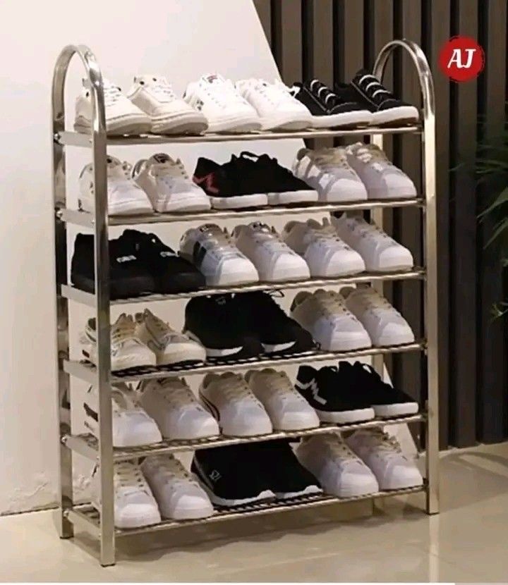 6-Layer stainless Shoe Rack (Category: Other Home Furniture) located in Manila. Submitted by vanstar_c4c231 (Listing ID 1466048636, Image 1). Description: AVAILABLE!!! 6-Layer stainless Shoe Rack PM ME COD VIA LALAMOVE.