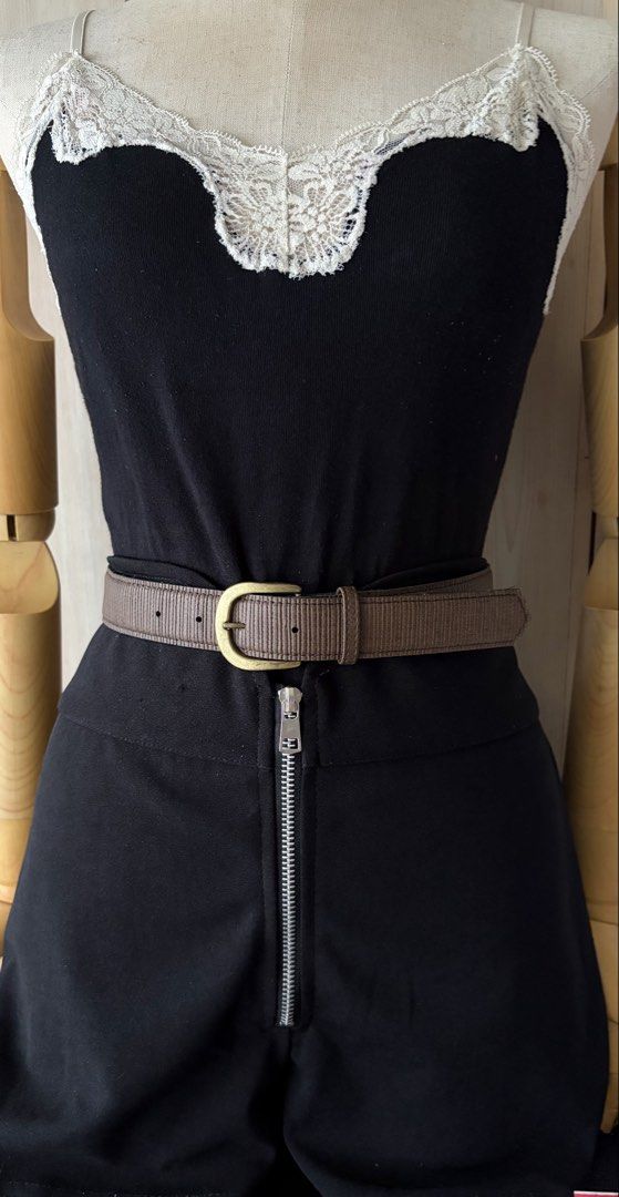 9. Brown Leather Belt 57 (Category: Belts) located in Quezon City. Submitted by wagwagan_ukay_blues (Listing ID 1466022422, Image 1). Description: From Japan In good used condition Please expect signs of usage hole Size -23”-27” Overall -30” Width -1.1” Novaliches Qc.