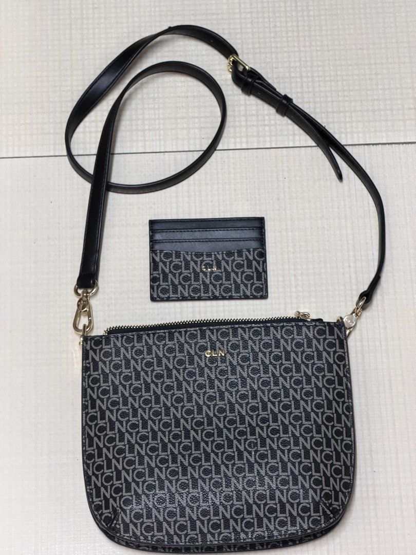💯 BUNDLE SET CLN (Category: Cross-body Bags) located in Manila. Submitted by shiela_onlineshop (Listing ID 1466008695, Image 1). Description: LIKE NEW CONDITION BUNDLE CLN BAG AND CARD WALLET ORIGINAL.
