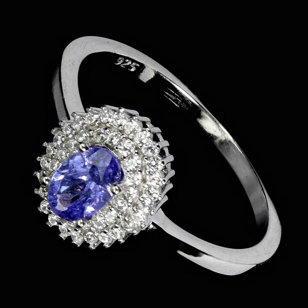 💯 Natural TANZANITE ring (Category: Rings) located in Kawit. Submitted by authentic_gemstones_byalton (Listing ID 1465999658, Image 1). Description: AVAILABLE ❗ Natuloy TANZANITE ring -Size 7 -Set in 925 silver -6x4 (mm) Tanzanite dimension -100% brand new item #tanzanite #gemstones.