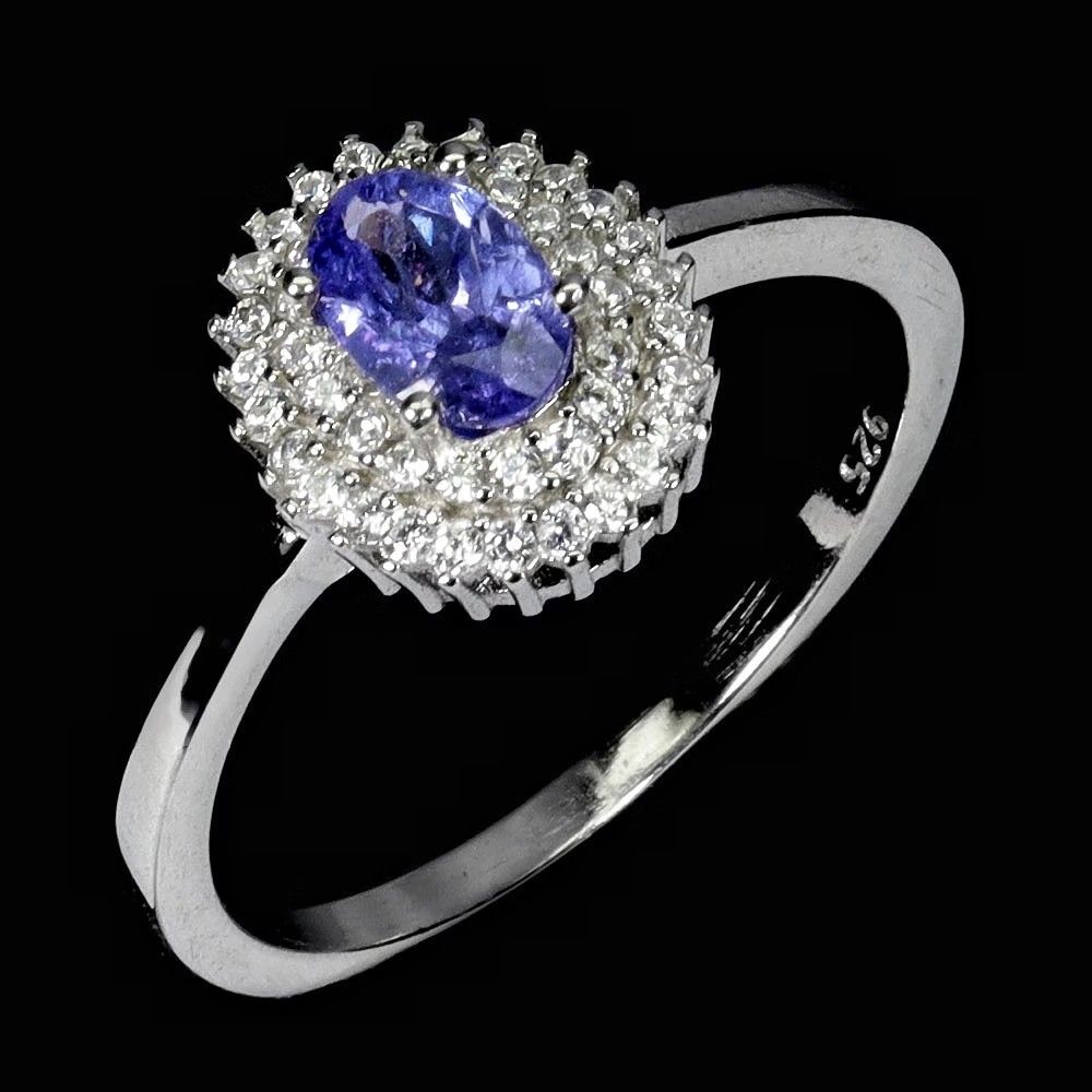 💯 Natural TANZANITE ring (Category: Rings) located in Kawit. Submitted by authentic_gemstones_byalton (Listing ID 1465999658, Image 3). Description: AVAILABLE ❗ Natuloy TANZANITE ring -Size 7 -Set in 925 silver -6x4 (mm) Tanzanite dimension -100% brand new item #tanzanite #gemstones.