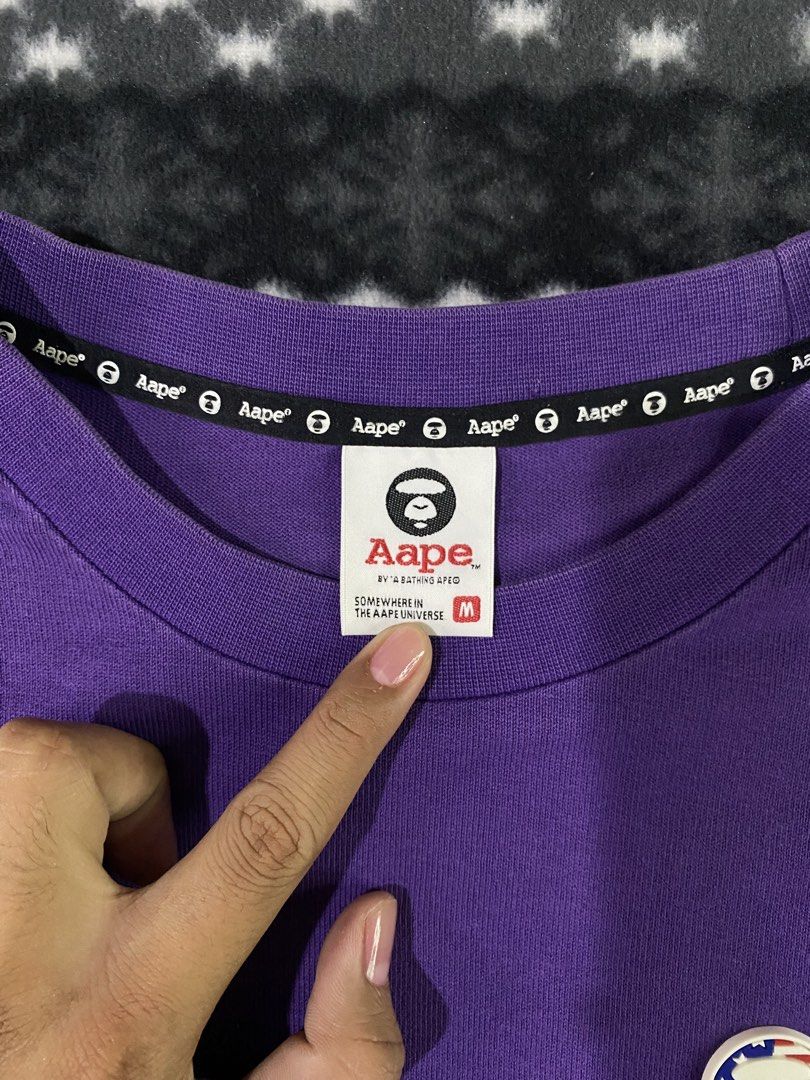 AAPE (Category: Tshirts & Polo Shirts ) located in General Santos City (Dadiangas). Submitted by nokkie_thrift (Listing ID 1466130450, Image 3). Description: Aape Excellent condition Dimes 24x31 No issue.