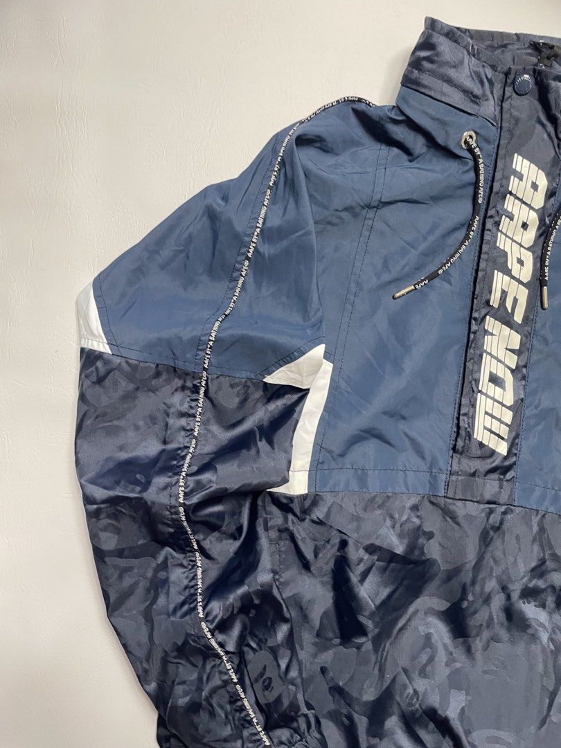 Aape by a bathing ape packble hood halfzip (Category: Activewear) located in Urdaneta. Submitted by northdrops_asian (Listing ID 1466007213, Image 3). Description: Excellent condition Reflectorized.