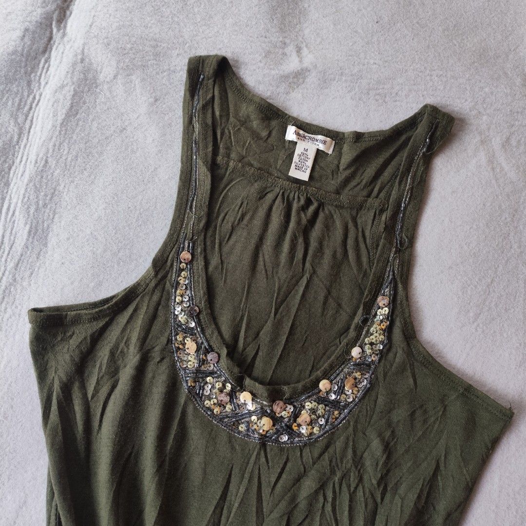 Abercrombie and Fitch Tops (Category: Sleeveless) located in Balamban. Submitted by winston.jude (Listing ID 1466103882, Image 3). Description: medium width:14 length:28.5 like new condition no issues 550+sf🤝.