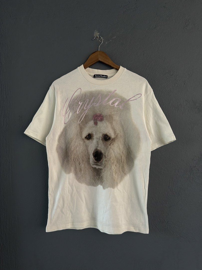Acne Studios - Dog Print tee (Category: Tshirts & Polo Shirts ) located in Pasig City. Submitted by worn2wice (Listing ID 1466003882, Image 1). Description: Size Medium Measurements (in) Width 20.5 Length 29 Sleeve Length 9.5 Excellent condition Issue: No copyright infringement intended. This post is for resale purposes only. All trademarks, logos, and brand names belong to their respective owners..