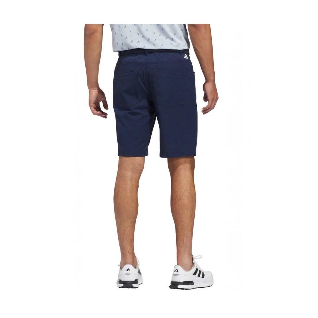 Adidas Active Shorts (Category: Shorts) located in Rizal. Submitted by timeless_shop (Listing ID 1466003658, Image 2). Description: ORIGINAL ADIDAS Golf Shorts - Navy Blue 📏 SIZE & FIT: - Size on Tag: 32" -Width 16 inches flat laid - Size Fit 32-33 Waistline - Length: 22 inches Above knee / Golf Shorts cut 🏷️ Details: - Color: Navy Blue - Style: Golf Shorts / Chino Shorts - Design: Side pockets, Back welt pockets, - With Inner Silicon Grip Wais