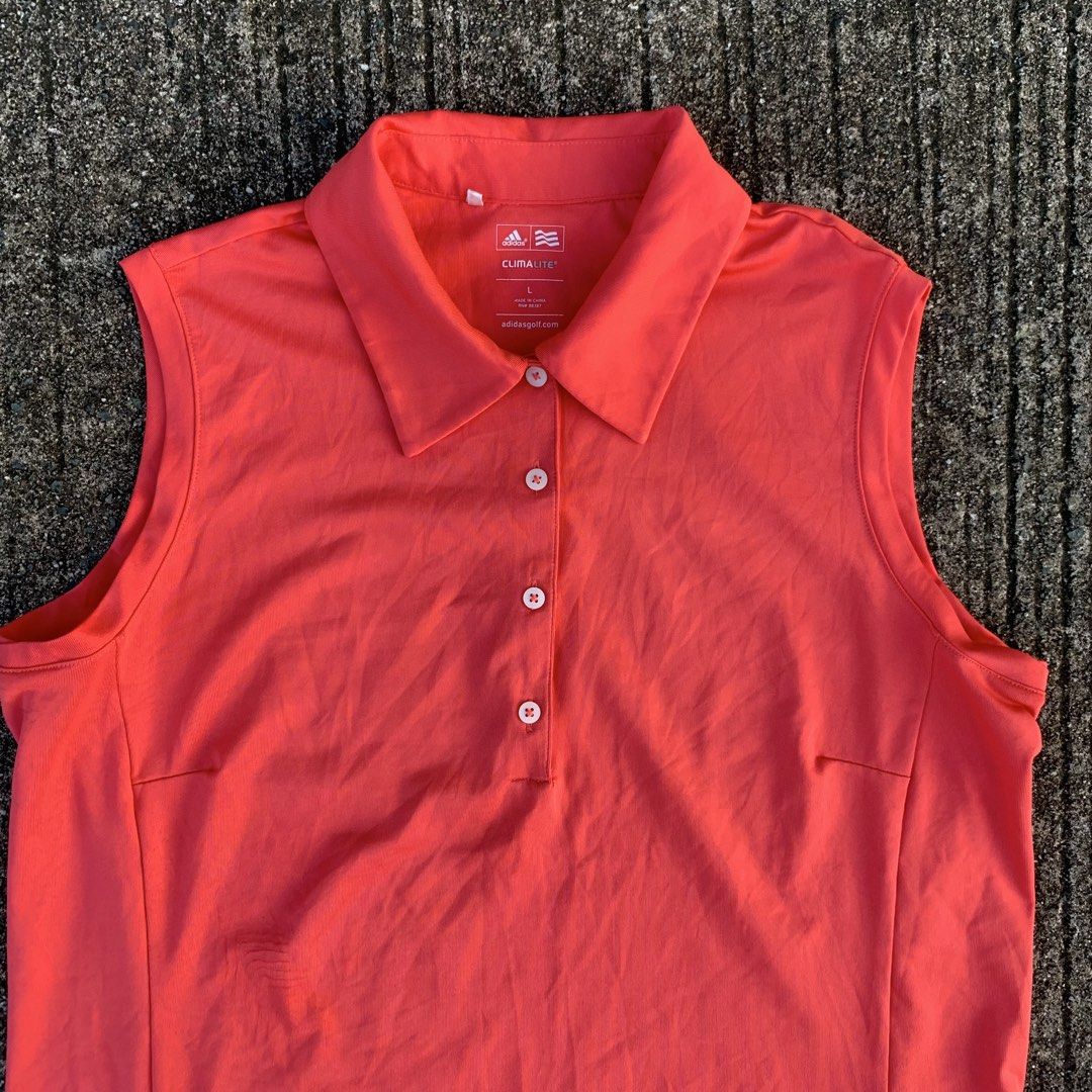 Adidas climalite sleeveless polo (Category: Activewear) located in Manila. Submitted by _thrift.clothes._ (Listing ID 1465956437, Image 2). Description: Size:Large.