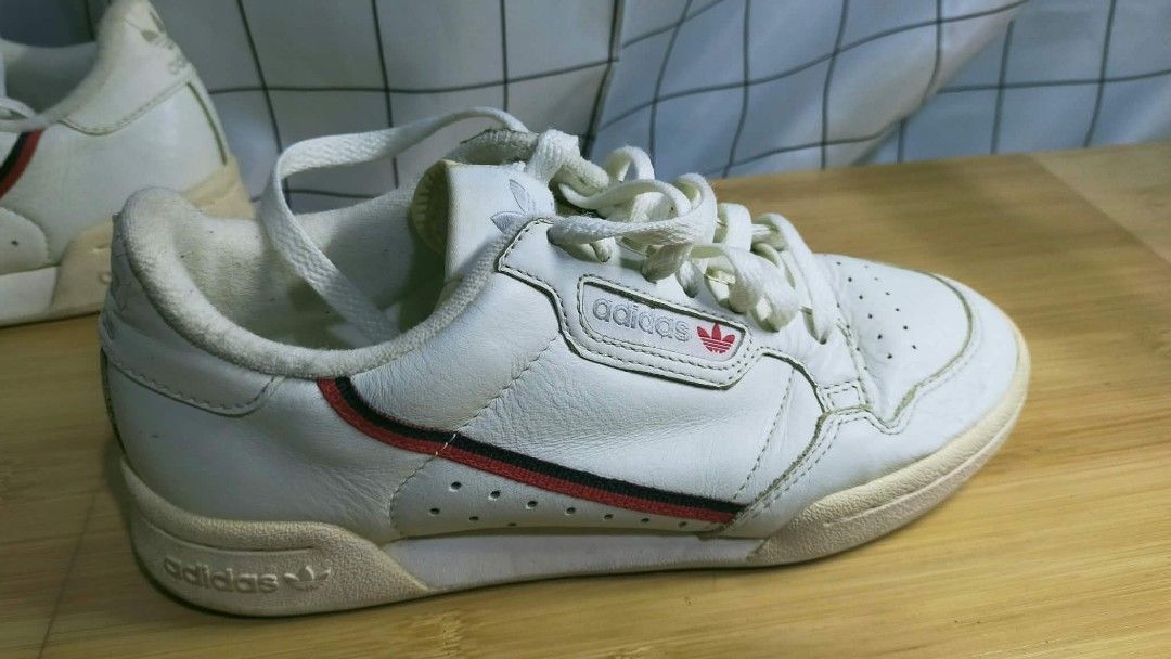 adidas continental 80 (Category: Sneakers) located in Caloocan City. Submitted by chani7878 (Listing ID 1466064402, Image 3). Description: adidas continental 80 US 4.5 UK 4 EU 36 negotiable pa ung price dm for more details lalamove or meetup preloved shoes.
