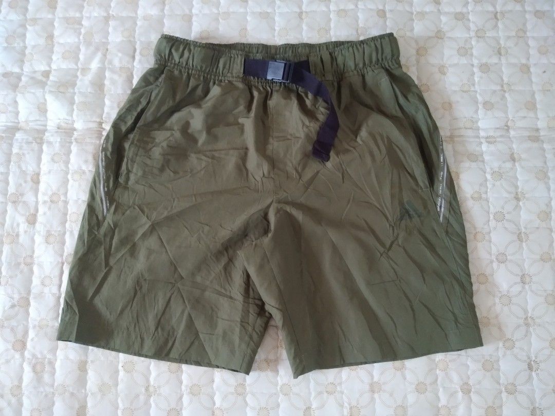 Adidas Gear/Utility Short Olive Green Medium (Category: Shorts) located in Zamboanga. Submitted by zhumhazhav (Listing ID 1466047284, Image 1). Description: Tag size medium Waist 32-33 Length 19 Olive Green color way Excellent condition Presentable,no flaws Check all photos for details 650+shipping fee.