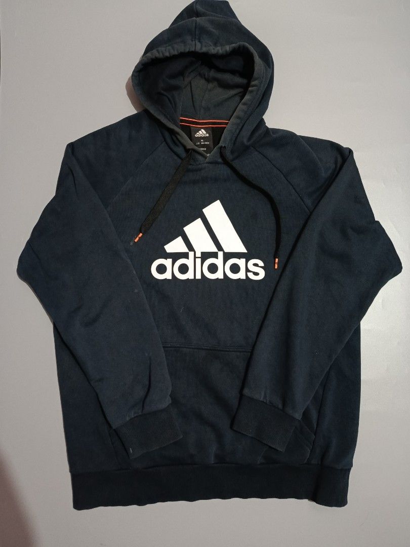Adidas Hoodie (Category: Coats, Jackets and Outerwear) located in Pasig City. Submitted by lemuel29 (Listing ID 1466025380, Image 1). Description: Adidas Hoodie Size: XL Issue: Minor Sweat Stain & Hole MOD: Lalamove or J&T Pm for more info!.