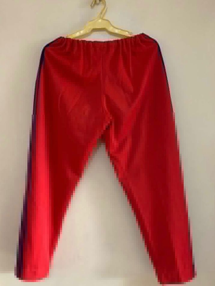 Adidas Jogger Unisex (Category: Other Bottoms) located in Valenzuela. Submitted by clickandshoppreloved (Listing ID 1466011123, Image 2). Description: Adidas Jogger Unisex Onhand, (Large ontag overuns) Waist : 27in Height: 34 Color : Red (Excellent Condition, Good As New).