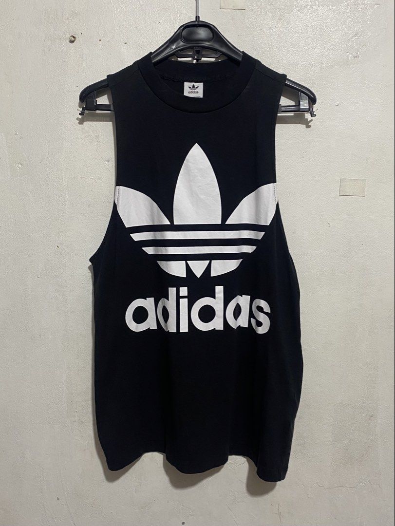 ADIDAS TANK TOP (Category: Tshirts & Polo Shirts ) located in Caloocan City. Submitted by alexahvaldez (Listing ID 1465965254, Image 1). Description: 18 width 26 length like new condition no issue dm your best offer📲.