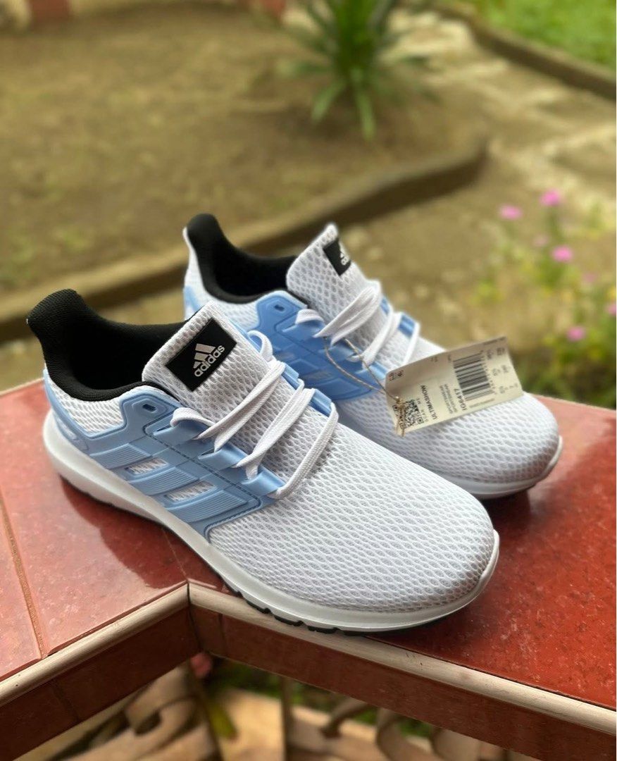Adidas Ultimashow White Light Blue US7 (Category: Sneakers) located in Batangas. Submitted by lux_kimmy (Listing ID 1465995233, Image 3). Description: - Brand: Adidas Ultimashow - Color: White and Light Blue - Size: US Women's 7 / UK 5.5 / EU 38 2/3 - Condition: Brand new with tags attached, never worn - Features: Breathable mesh upper and super cushioned sole - Best for: Daily walks and gym sessions Authentic US bought .