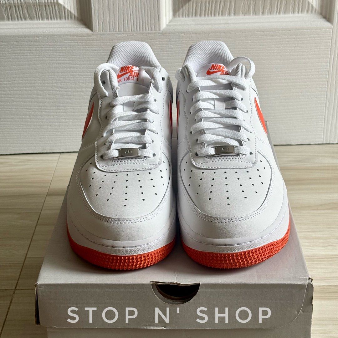 AIR FORCE 1 '07 'SAFETY ORANGE' (Category: Sneakers) located in Makati City. Submitted by ilovestopnshop20 (Listing ID 1466091058, Image 2). Description: I N S T O C K 🚨 AIR FORCE 1 '07 'SAFETY ORANGE' Size Available: 11 US Men ✅NOW: ₱5,495 ❌SRP: ₱6,195 ON HAND & READY TO SHIP! 📍LOCATION: BRGY KARUHATAN VALENZUELA CITY MOP • GCASH, BDO, BPI MOD • Lalamove, J&T Express, GOGO XPRESS, LBC COD or COP ALL ITEMS ARE BRANDNEW AND LEGIT💯✔️ *Prices are