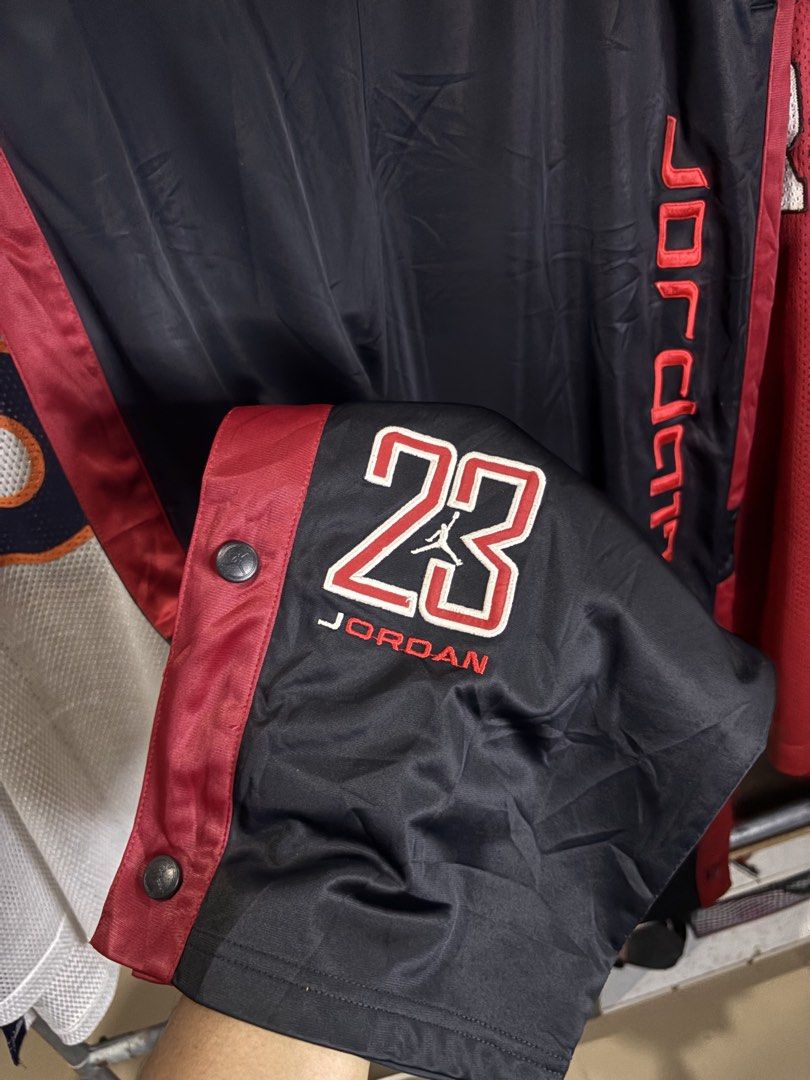 AIR JORDAN TEAR AWAY TRACK PANTS (Category: Joggers) located in Calasiao. Submitted by 2418cjzmoke (Listing ID 1466076140, Image 2). Description: AIR JORDAN TEAR AWAY TRACK PANTS Size Large Waist: Stretchable W/Lace Length: 42 Thigh: 14 Hem: 9 Flawless cut wash Tag ₱2,500 PLUS SHIPPING FEE.