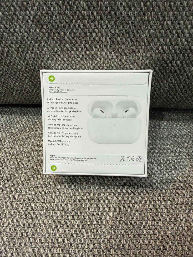 Airpods Pro 2 (Category: Earphones) located in Manila. Submitted by kiddrevoo (Listing ID 1465994565, Image 3). Description: BRANDNEW SEALED Airpods Pro 2 100% Legit .