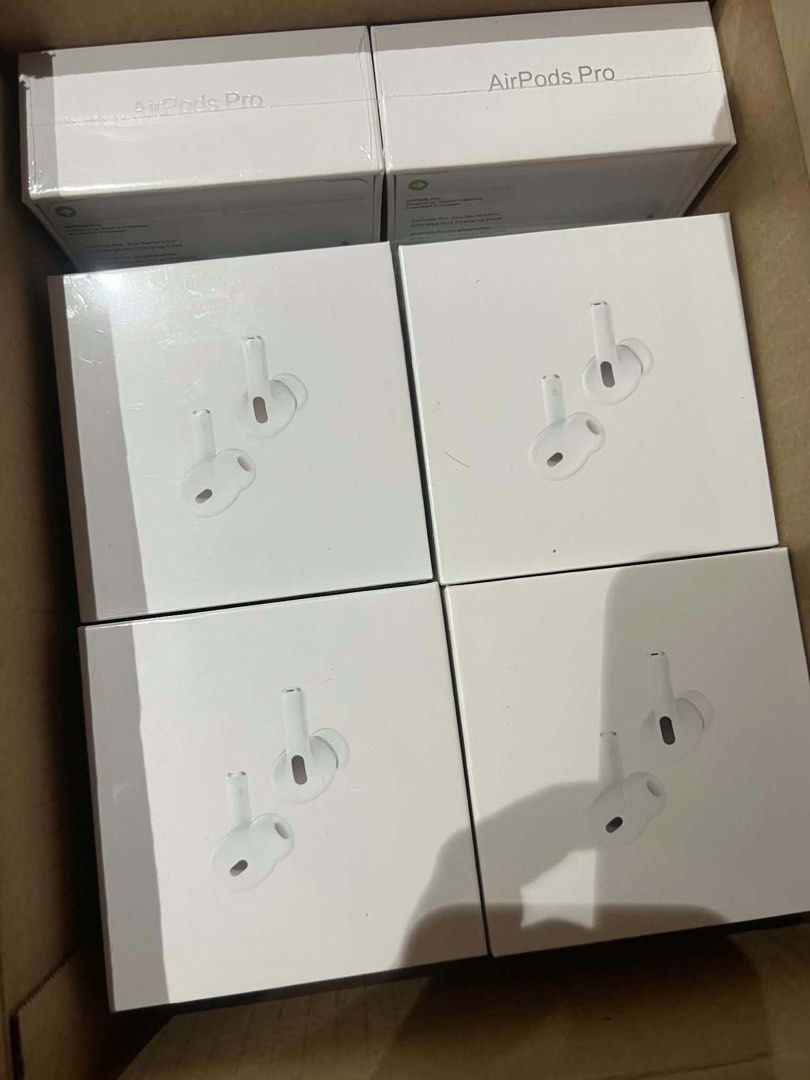 Airpods Pro 2 (Category: Earphones) located in Manila. Submitted by kiddrevoo (Listing ID 1465994565, Image 1). Description: BRANDNEW SEALED Airpods Pro 2 100% Legit .
