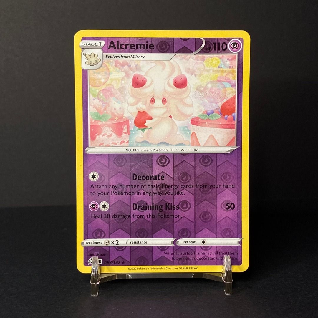 Alcremie 087/192 Rare (Category: Raw Singles) located in Pasig City. Submitted by precycled_ (Listing ID 1466045742, Image 1). Description: Condition : LP Creased on the right lower part . . . ‼️BUY AT YOUR OWN RISK ❗Payment First Basis 📌Be 100% SURE before submitting the form 📌1 DAY Reservation ONLY! ❌No Pick-up / No Meet up ❌No RETURN / EXCHANGE ❌No RUSH ❌No CANCELLATIONS ❌Don't BUY our products if you are flaw conscious ⚠️Seller is NOT liabl