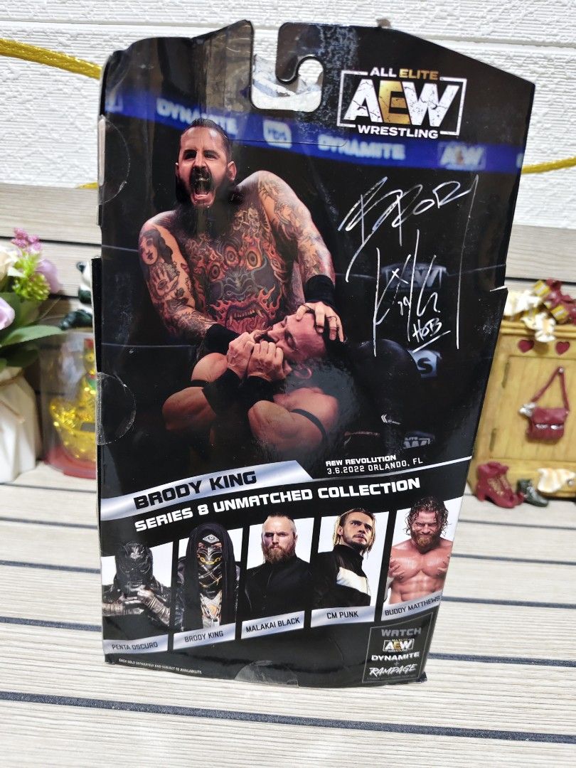 All Elite Wrestling Brody King (Category: Vintage Collectibles) located in Baguio. Submitted by syakniseph1105 (Listing ID 1465983383, Image 2). Description: From Box All Elite Wrestling Sealed Brody King.