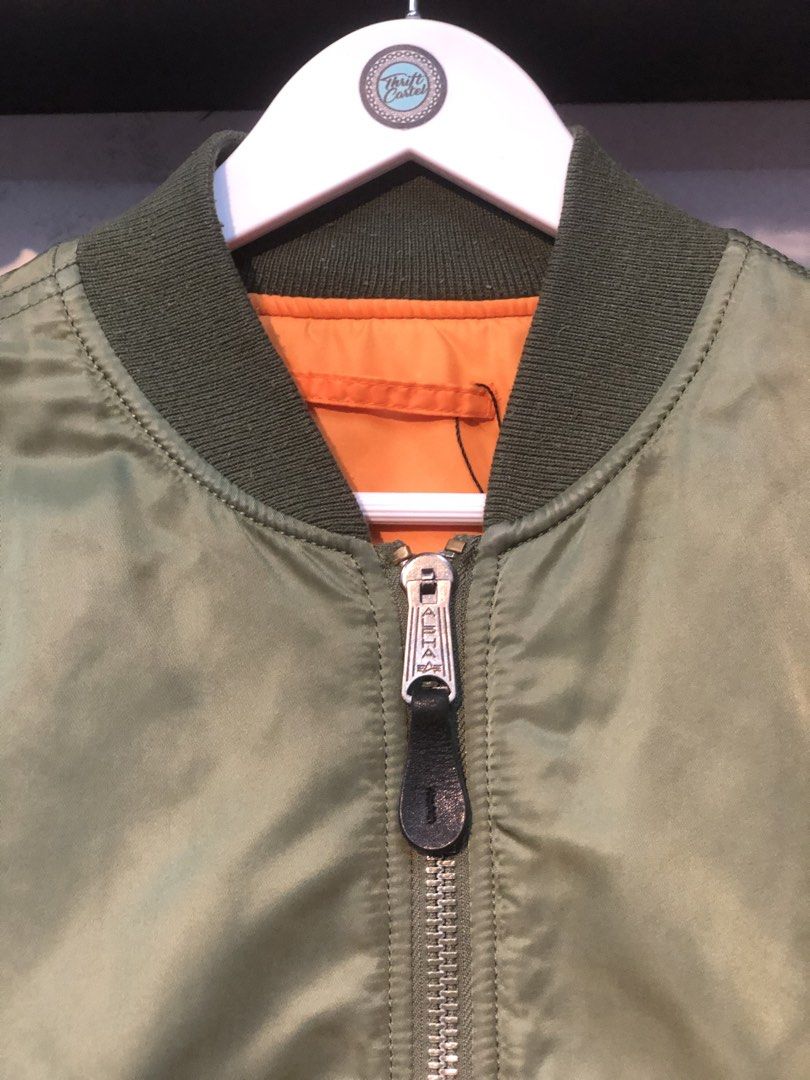 Alpha Industries MA-1 Flight Bomber Jacket (Category: Coats, Jackets and Outerwear) located in Baguio. Submitted by bilikabow (Listing ID 1466056373, Image 2). Description: Alpha Industries MA-1 Flight Bomber Jacket 21x23 In Great Condition 3480.
