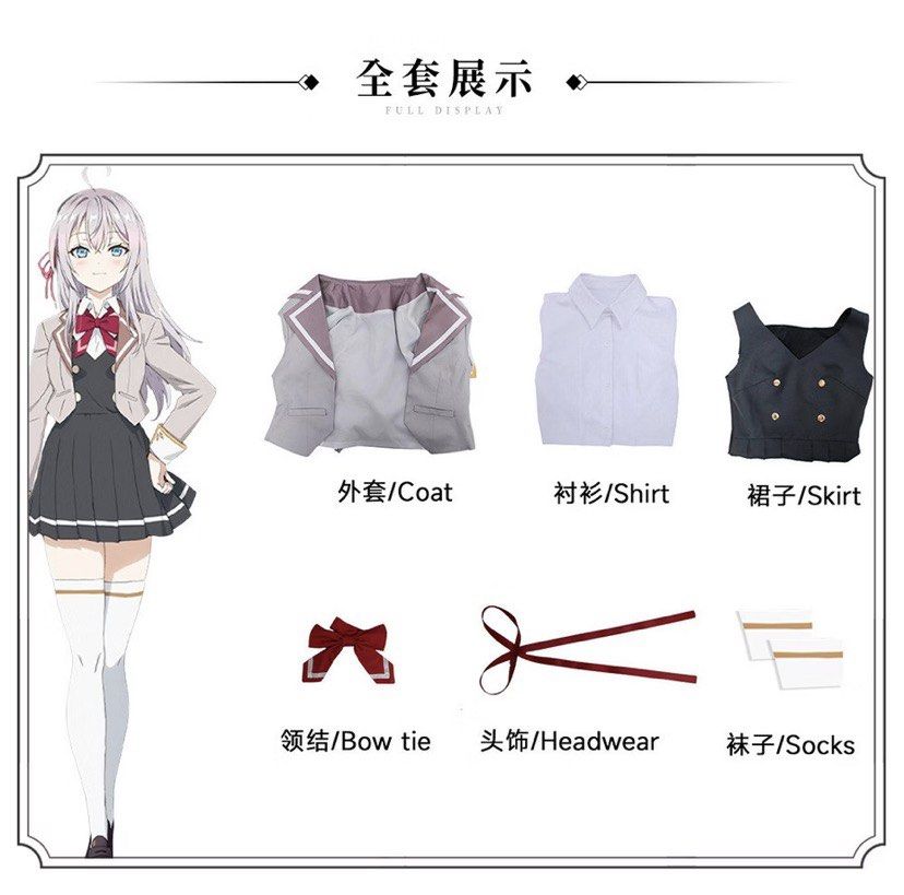 Alya Kojou Cosplay (Category: Sets or Coordinates) located in General Mariano Alvarez. Submitted by mokabbls (Listing ID 1465997045, Image 1). Description: WUDU BRAND just tried it size doesnt fit me The cos arrived yesterday .