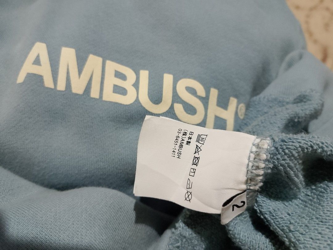 Ambush hoodie (Category: Activewear) located in Baguio. Submitted by ukay.kayuhjan (Listing ID 1466151695, Image 1). Description: ambush hoodie 22width 28length excellent 480₱.
