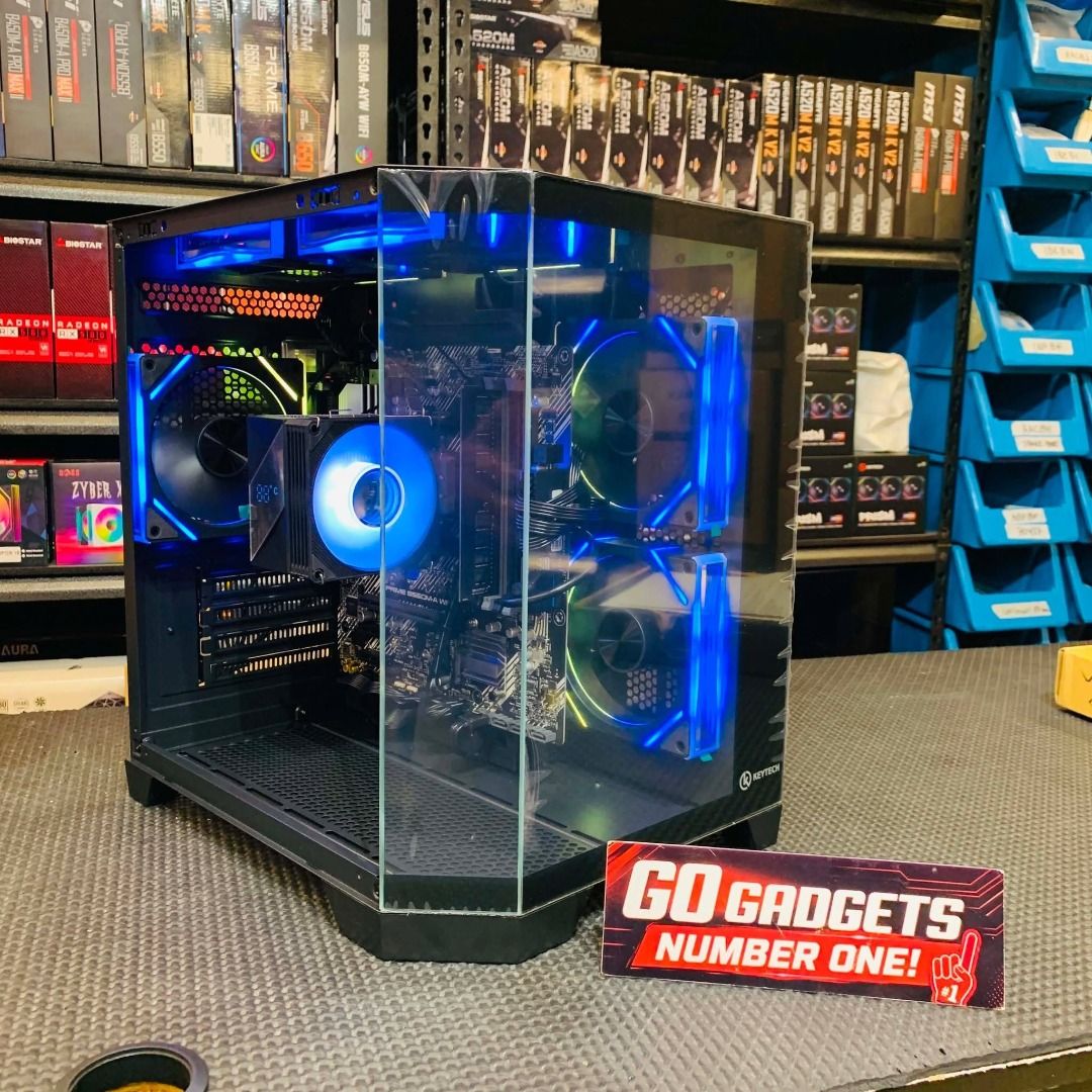 AMD HIGH-END PC BUILD (Category: Desktops) located in Makati City. Submitted by eckang12 (Listing ID 1465988493, Image 3). Description: - KEY FEATURES - 🎮 High-FPS Gaming Performance - ⚡ Powerful AMD Ryzen Processor - 🖥️ Dedicated High-Performance GPU - 🚀 Fast NVMe SSD Storage - 💾 High-Capacity DDR5 RAM - ❄️ Efficient Cooling System - 🔌 High-Wattage Reliable PSU - 🌈 RGB Gaming Design - 🔧 Upgrade-Ready Components - 🏆 Great for Gaming, Stre
