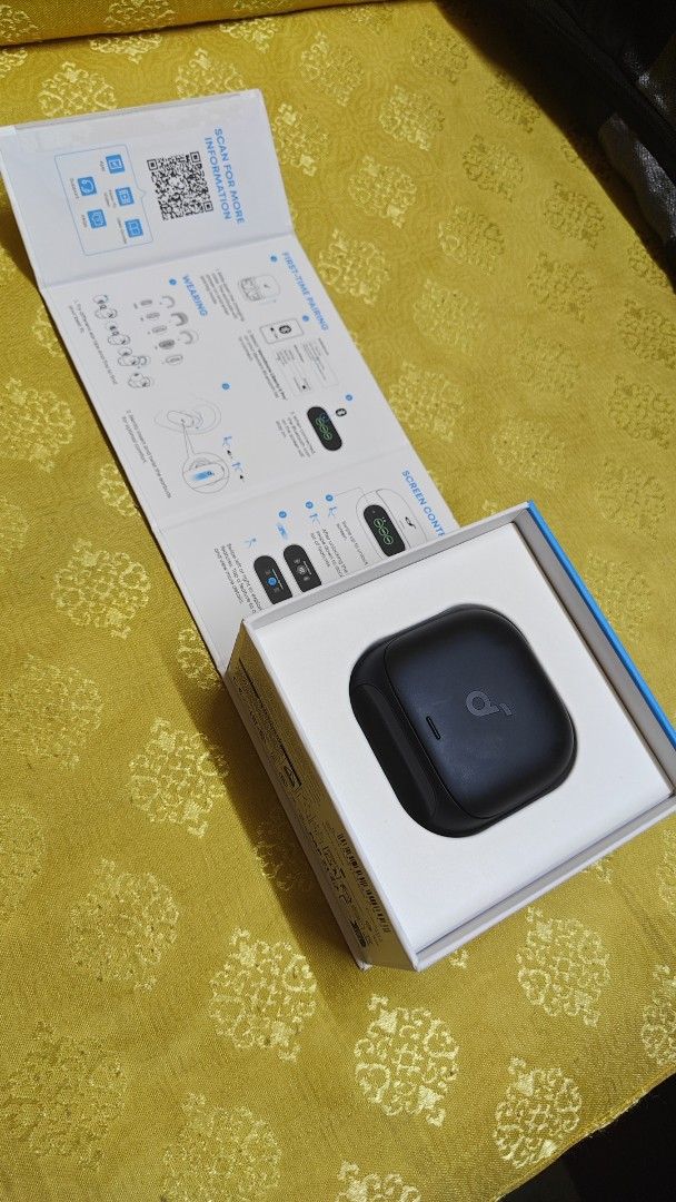 Anker Soundcore Liberty 5 Pro Black (Category: Headphones & Headsets) located in Caloocan City. Submitted by sixthsoul.sense (Listing ID 1466029719, Image 1). Description: - Item: Anker Soundcore Liberty 5 Pro - Color: Black - Condition: Brand new in box, opened for testing - Key Feature: Smart charging case with built-in screen display - Inclusions: Complete with manual and official receipt dated October 2026 - Warranty: 18 months - Original Ret