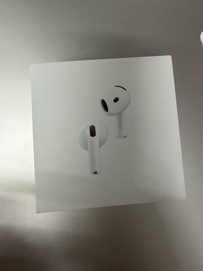 Apple AirPods 4 with Active Noise Cancellation (Category: Earphones) located in Manila. Submitted by er3h24 (Listing ID 1466069117, Image 2). Description: - Brand: Apple AirPods 4 with Active Noise Cancellation - Model: MXP93ZA/A - Condition: Brand new, unopened box with original seals intact - Inclusion: Wireless charging case - Meet-ups and shipping available.