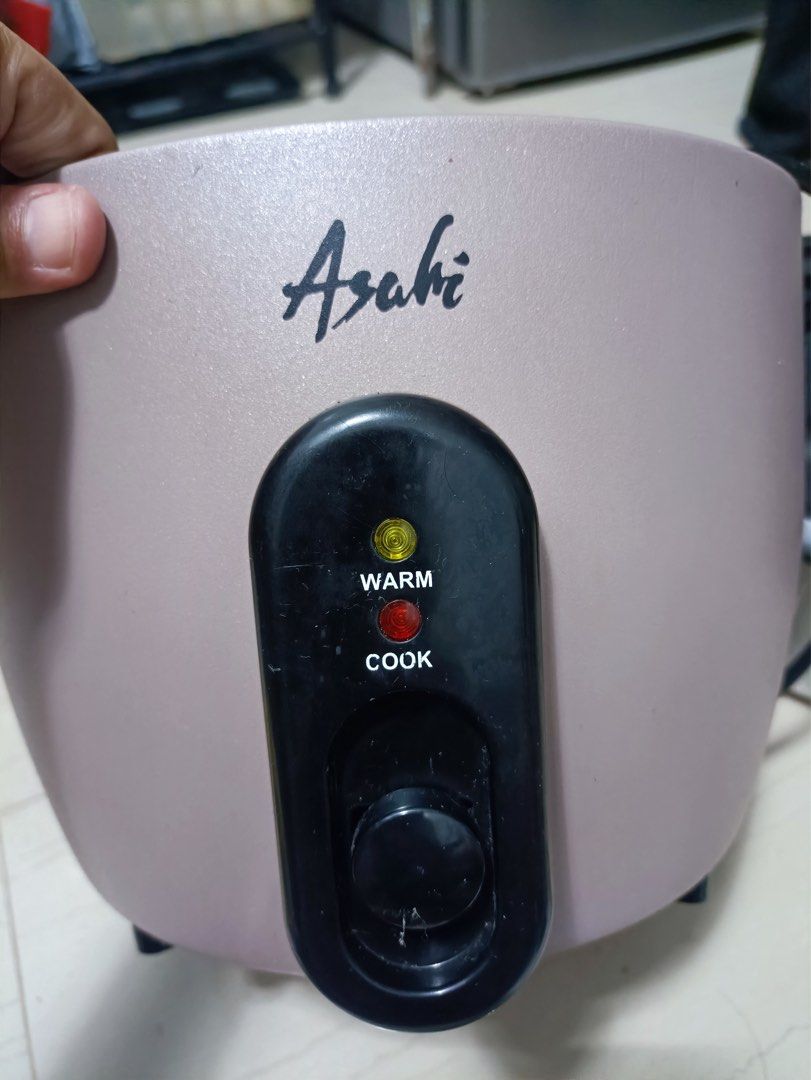 Asahi Rice Cooker - with Steamer - Good Condition (Category: Cookers) located in Taguig. Submitted by deth_tabucalde (Listing ID 1466126861, Image 3). Description: Selling my Asahi 10-cup rice cooker with steamer. 🍚 ✅ Good working condition ✅ Used only around 2 times ✅ With steamer ✅ 10-cup capacity ✅ Clean and well-kept Reason for selling: Too big for our household of 3. 📍 Meetup/location: for nearby areas only 🚚 Buyer may also arrange delive
