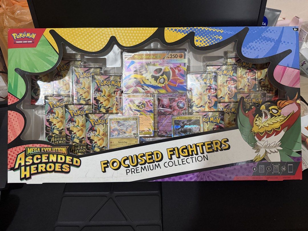 Ascended Heroes Focused Fighters (Category: Card Boxes & Cases) located in Caloocan City. Submitted by alexandree83467 (Listing ID 1466052292, Image 1). Description: Brand new Ascended Heroes Focused Fighters PC Selling ₱9,500 Feel free to message me for queries. RFS: Want to keep it sealed but need funds .