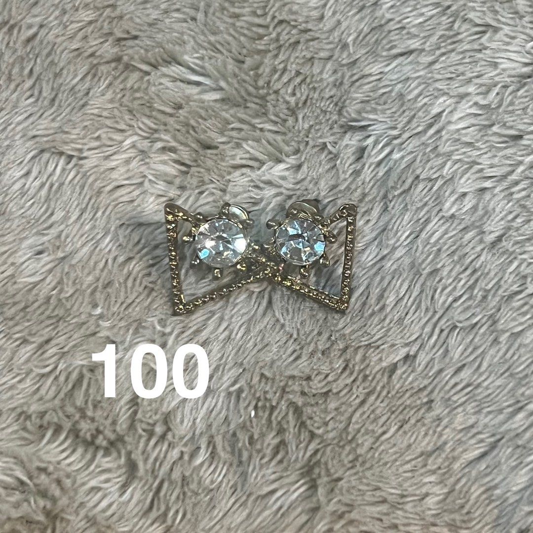 Assorted Earrings Collection (Category: Earrings) located in Manila. Submitted by keilonz (Listing ID 1466124443, Image 3). Description: - ✨ Cute & trendy earrings up for grabs! - 🥤 Coca-Cola Bottle Cap Dangles: ₱80 - 🎀 Rhinestone Bow Studs: ₱100 - 📿 Pastel Beaded Drop Styles: ₱150 - ✝️ Cross Hoop Pairs (Black & Silver): ₱100 per set 420 TAKE ALL .