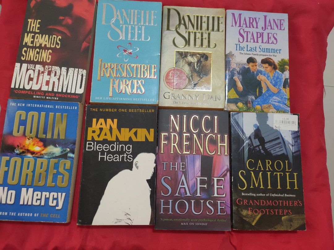 Assorted Fiction and Non-Fiction Novels Bulk Pack (Category: Storybooks) located in Marilao. Submitted by salyin1958 (Listing ID 1465963845, Image 1). Description: - Lot of 24 paperback books - Authors include Danielle Steel, Ian Rankin, Dick Francis, and more - Genres: Thrillers, crime fiction, - historical romance, and drama - Condition: Mixed (well-loved from previous reads) - Ideal for weekend reading, holidays, or stocking up your shelf - Se