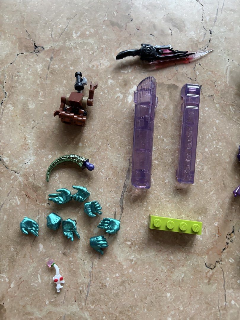 Assorted Toy Figures and Parts Lot (Category: Kids Toys) located in Quezon City. Submitted by tidyup.lara (Listing ID 1466154744, Image 2). Description: Sold as is Condition 8/10: used but in good condition.