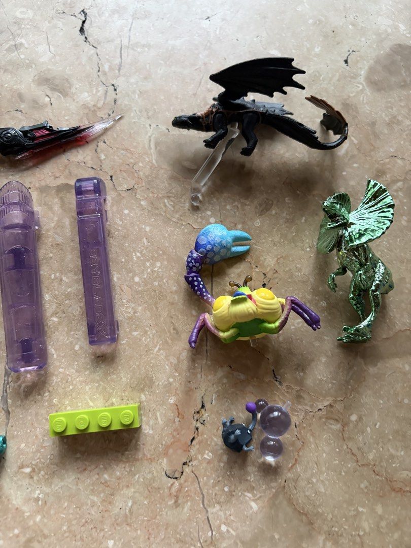 Assorted Toy Figures and Parts Lot (Category: Kids Toys) located in Quezon City. Submitted by tidyup.lara (Listing ID 1466154744, Image 3). Description: Sold as is Condition 8/10: used but in good condition.
