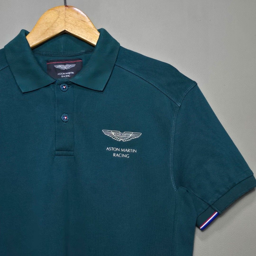 ASTON MARTIN By HACKETT DARK TEAL (Category: Tshirts & Polo Shirts ) located in Manila. Submitted by thrift-finds.ph (Listing ID 1466123298, Image 3). Description: ASTON MARTIN By HACKETT DARK TEAL COLOR POLO SHIRT - Size: XS fits to Small - Dimension: 18 W" x 29 L" - Good As new - Color rate: 9.8/10 - No Issues - Color may vary due to lighting 📸.