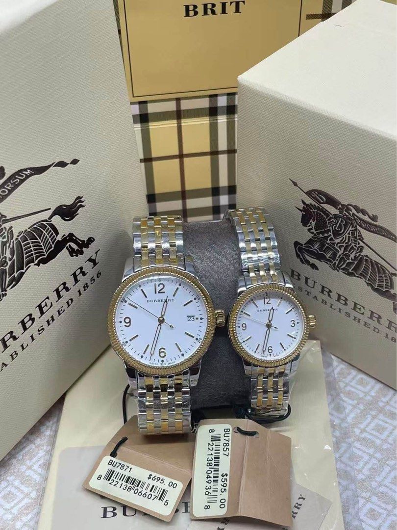 🇺🇸AUTHENTIC BURBERRY COUPLE WATCH🇺🇸 (Category: Women's Watches) located in Manila. Submitted by Supermomshie (Listing ID 1466000930, Image 1). Description: .
