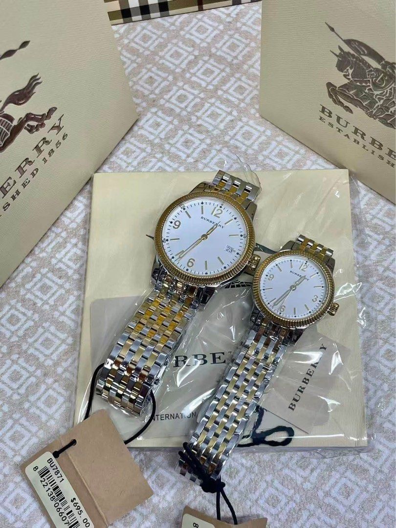 🇺🇸AUTHENTIC BURBERRY COUPLE WATCH🇺🇸 (Category: Women's Watches) located in Manila. Submitted by Supermomshie (Listing ID 1466000930, Image 2). Description: .