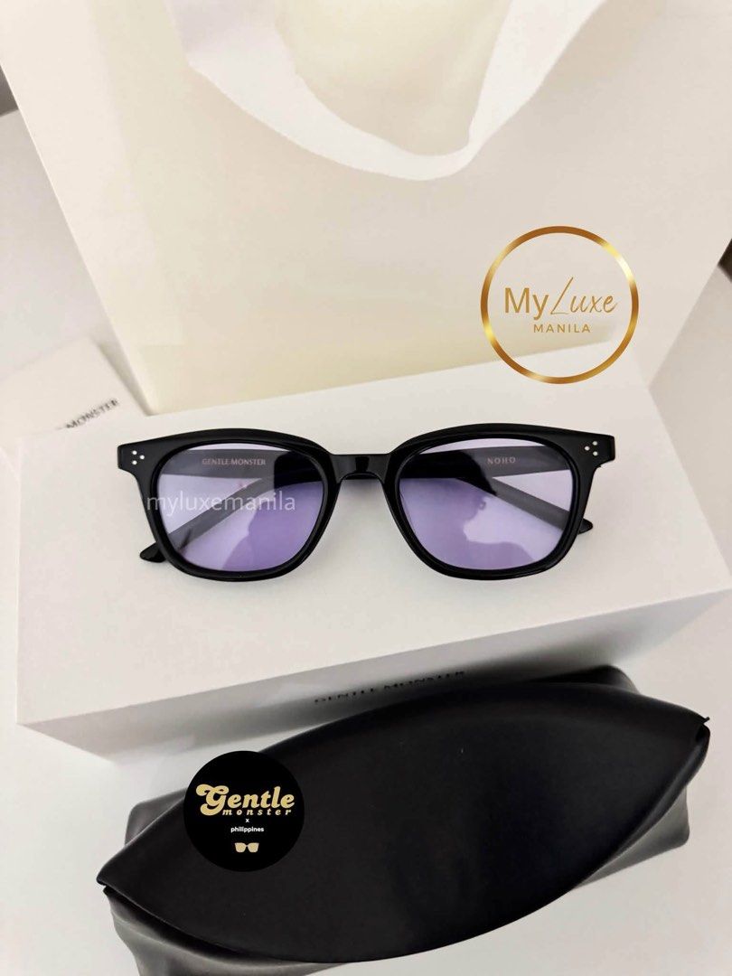 Authentic Gentle Monster - Noho 01(V) (With Box Set) (Category: Sunglasses & Eyewear) located in Manila. Submitted by myluxe.manila (Listing ID 1465995718, Image 1). Description: Want to cop yours? Order now & Receive it today! Onhand and ready to deliver ✨ ⭐️CELEBRITY TRUSTED SHOP ⭐️ 🤩 LOWEST PRICE IN THE MARKET 🤩 All Brand new and actual photos/videos posted Legit Import from Seoul, South Korea 🇰🇷 We accept cod same day delivery thru grab o