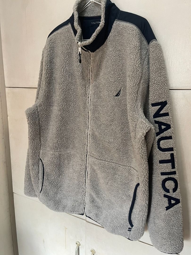 AUTHENTIC NAUTICA SHERPA FLEECE JACKET (Category: Coats, Jackets and Outerwear) located in Manila. Submitted by ako.si.lemmor (Listing ID 1466001100, Image 2). Description: This item is legit but thrifted, manage your expectation. Dimes: 25X32 (2-3XL) Color rate: 8.5/10 Issue: Needs wash only Ship at your own cost or pickup Mandaluyong..