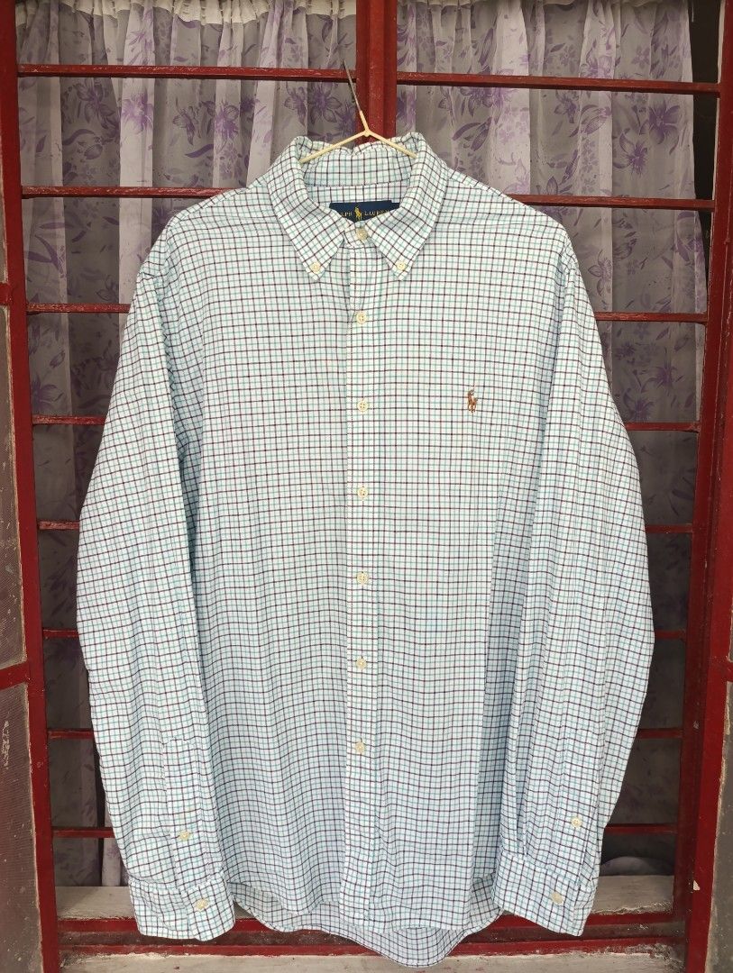 Authentic Ralph Lauren Oxford Strippes Buttondown (Category: Formal Shirts) located in Bulacan. Submitted by koritooo (Listing ID 1465971902, Image 1). Description: Authentic Ralph Lauren Oxford Strippes Buttondown Good as new no issue Size L Dimensions: 22 Width 29.5-30.5 Length Color rate: 10/10.