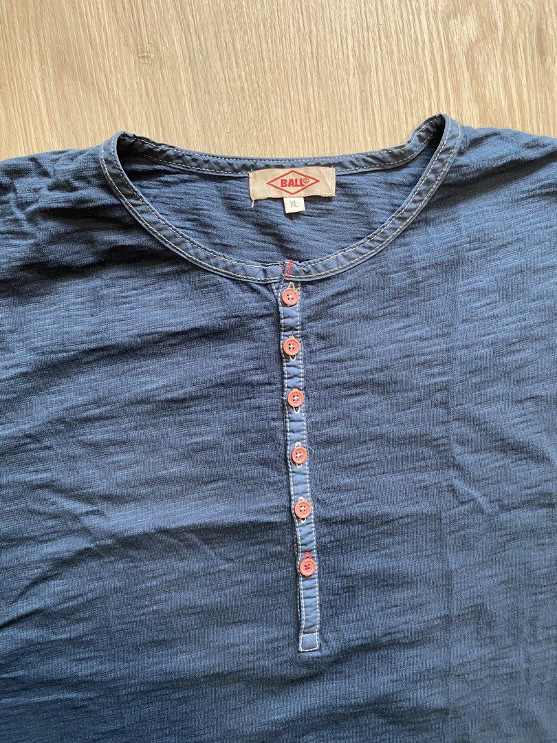 Ball original heritage henley shirt (Category: Tshirts & Polo Shirts ) located in Zamboanga. Submitted by ak.hunt (Listing ID 1466049865, Image 2). Description: Size xl Dimes: Width pit to pit 21 Length 28 Condition excellent No issue Pm📩 .
