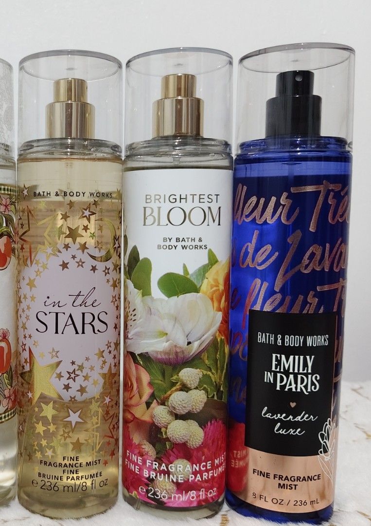 Bath & Body Works Fragrance Mist (Category: Fragrance & Deodorants) located in Angeles City. Submitted by kalacutie (Listing ID 1466024785, Image 3). Description: All items are 100% authentic from US, Canada & UAE brandnew ₱550 each except Emily in Paris ₱400 only.