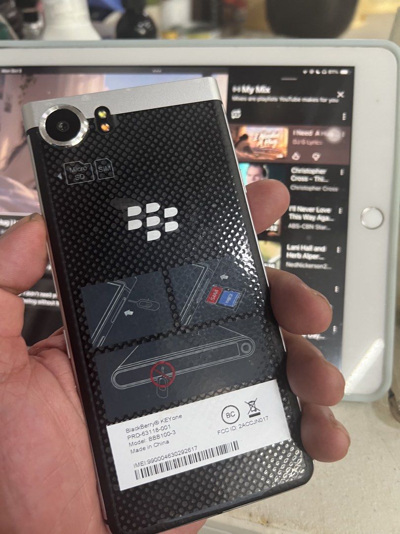 Bb key one like new (Category: Android Others) located in Manila. Submitted by papi26_28 (Listing ID 1465968447, Image 3). Description: Black berry key one like new .