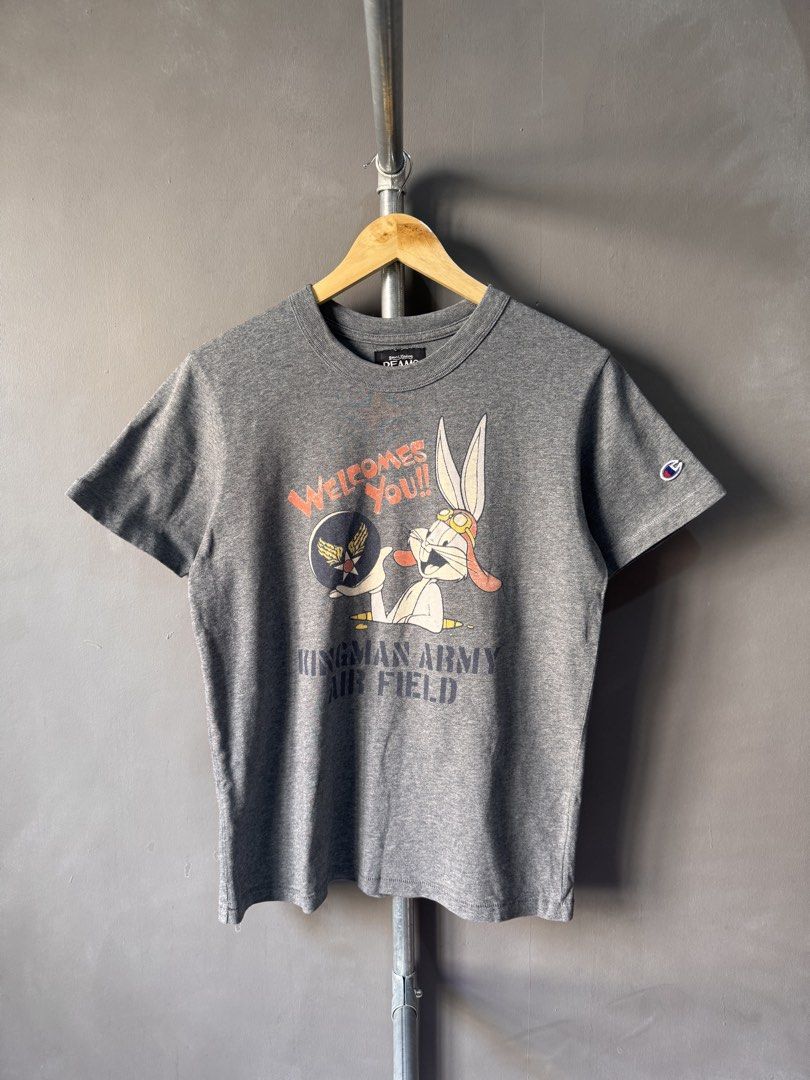 Beams - Champion - Bugs Bunny Tee (Category: Activewear) located in Cabuyao City. Submitted by _streetflavor (Listing ID 1465987351, Image 1). Description: Beams - Champion - Bugs Bunny Tee Excellent Size: fits S-M Length: 26 Width: 19.5 -980 pesos Dm.