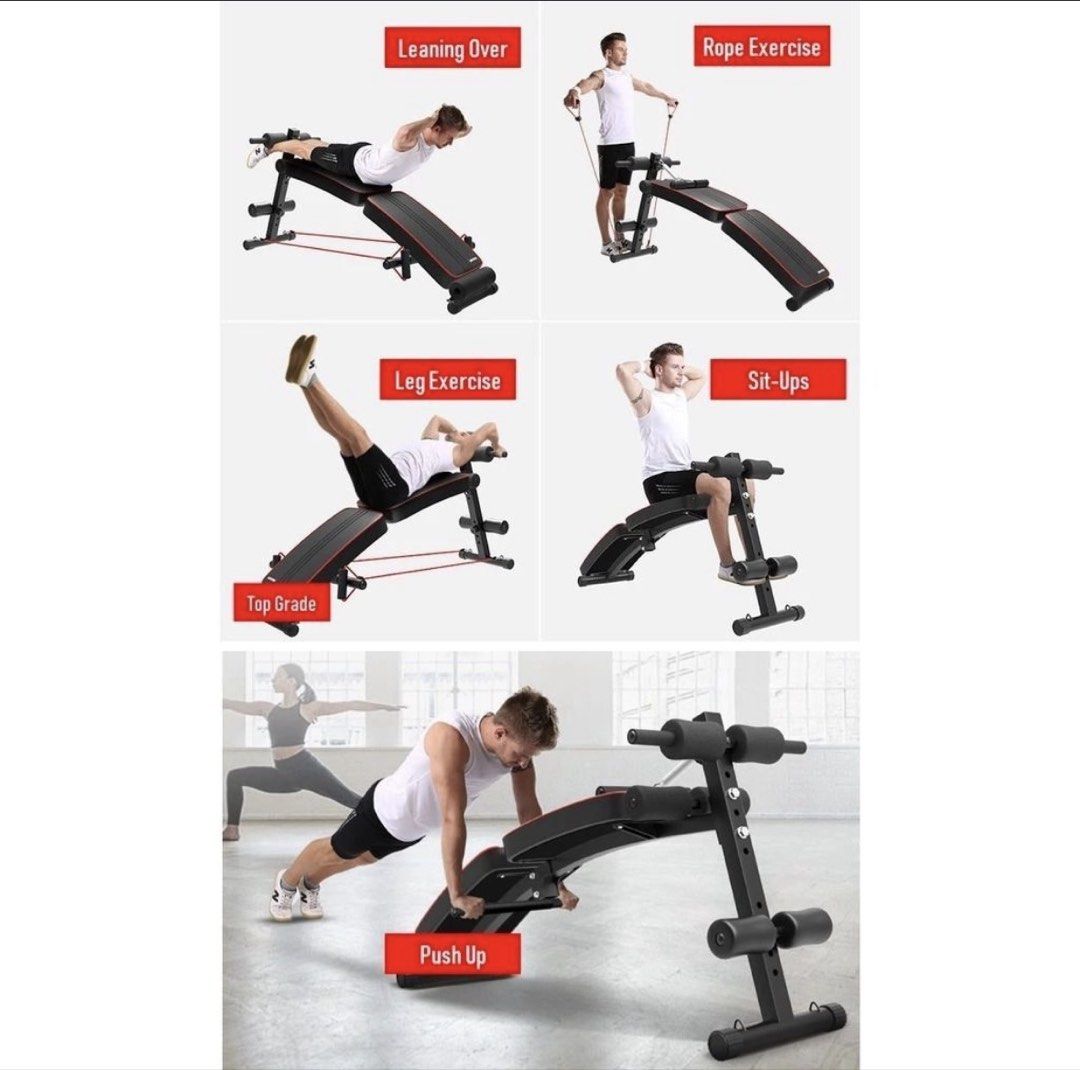 Bench (Category: Cardio & Fitness Machines) located in Singapore. Submitted by amsyamsy (Listing ID 1466076535, Image 3). Description: Used once or twice. Not catered to my needs. Bought at $78 Letting go at $50 Self collect at Pasir Ris near whitesands .